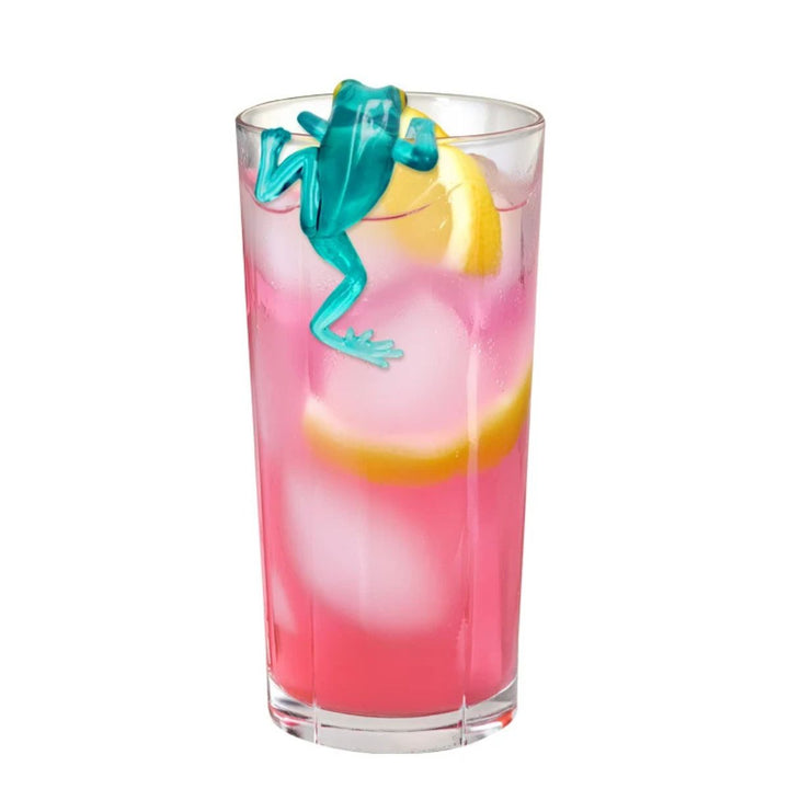Archie McPhee - Accoutrements Kitchen & Table Frog Drink Markers - Set of 6