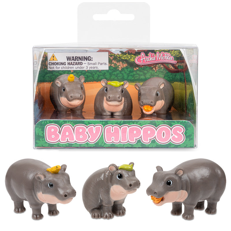Archie McPhee - Accoutrements Toy Novelties Box of Baby Hippos