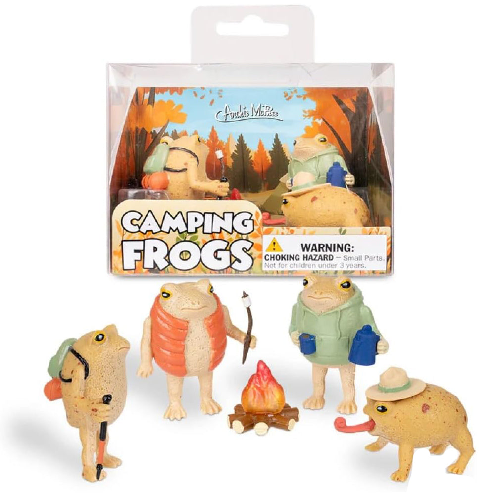 Archie McPhee - Accoutrements Toy Novelties Camping Frogs - Fire aglow