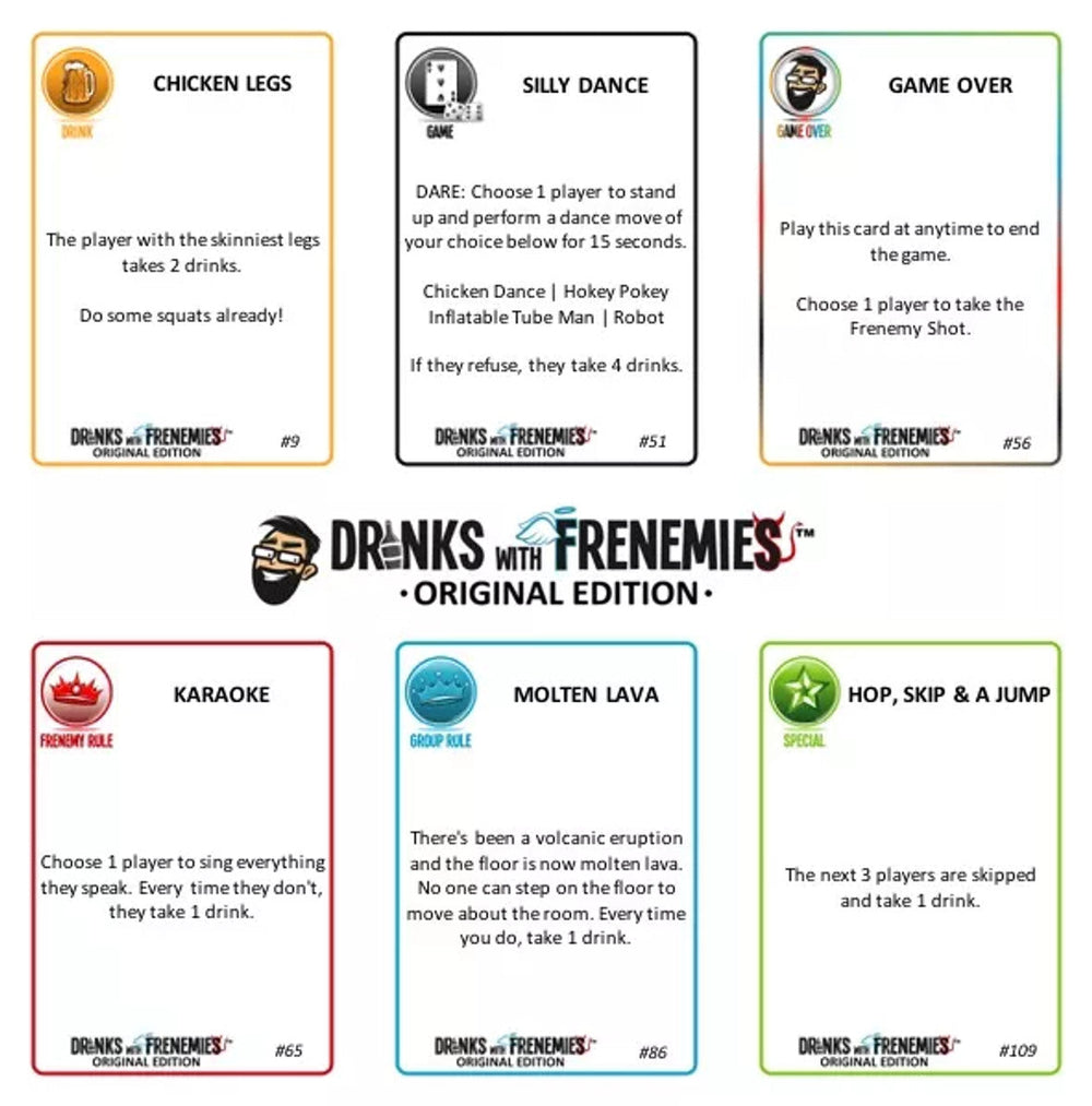 Asmodee Games Drinks with Frenemies Game