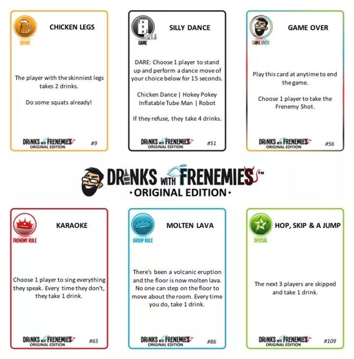 Asmodee Games Drinks with Frenemies Game