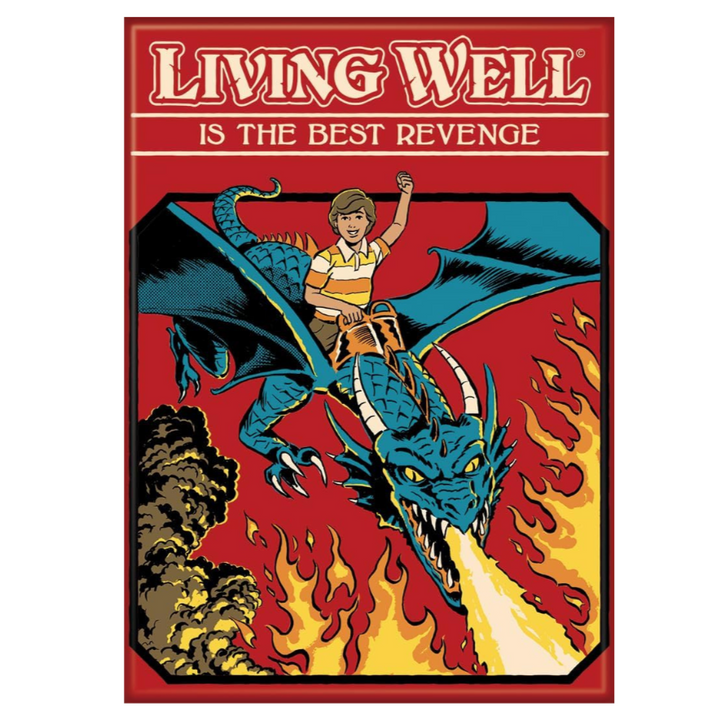 Ata-boy Magnets & Stickers Life Skills Magnet by Steven Rhodes: Living Well Magnet