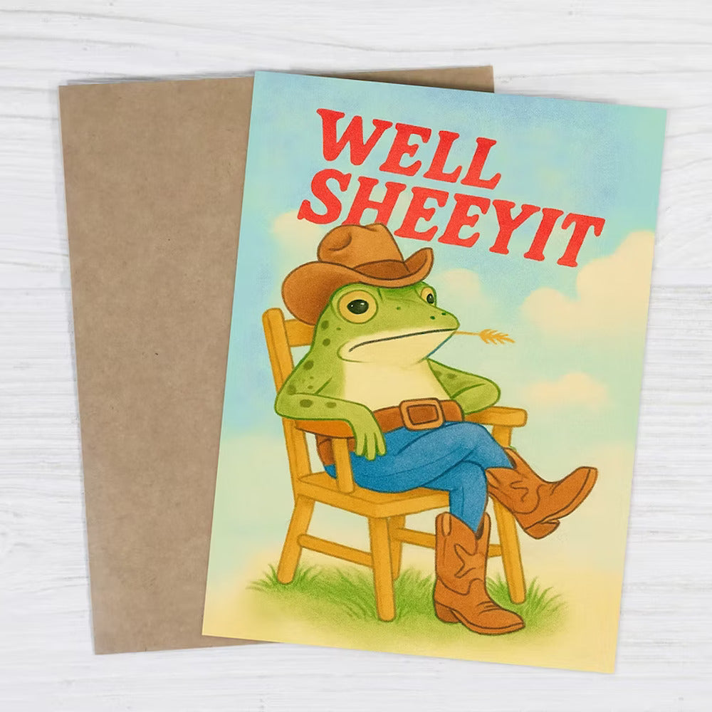 Bad Betty Greeting Co. Greeting Cards Well Sheeyit Card