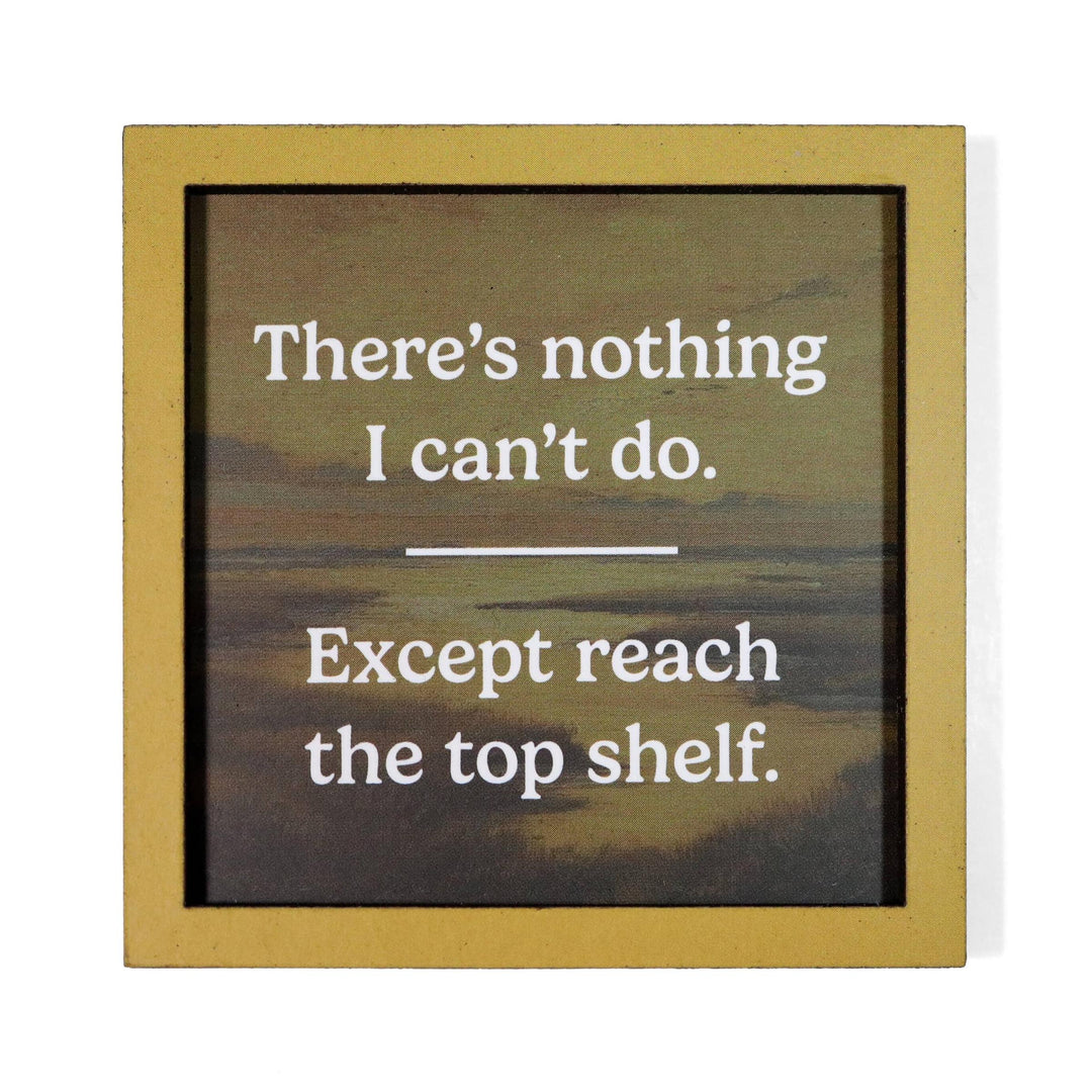 Bad Betty Greeting Co. Magnets & Stickers Nothing I can't do... Except reach the Top Shelf Magnet