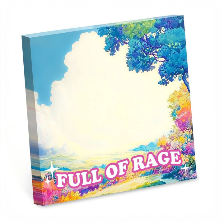 Bad Betty Greeting Co. Office Goods Full of Rage - Funny Sticky Note Pad