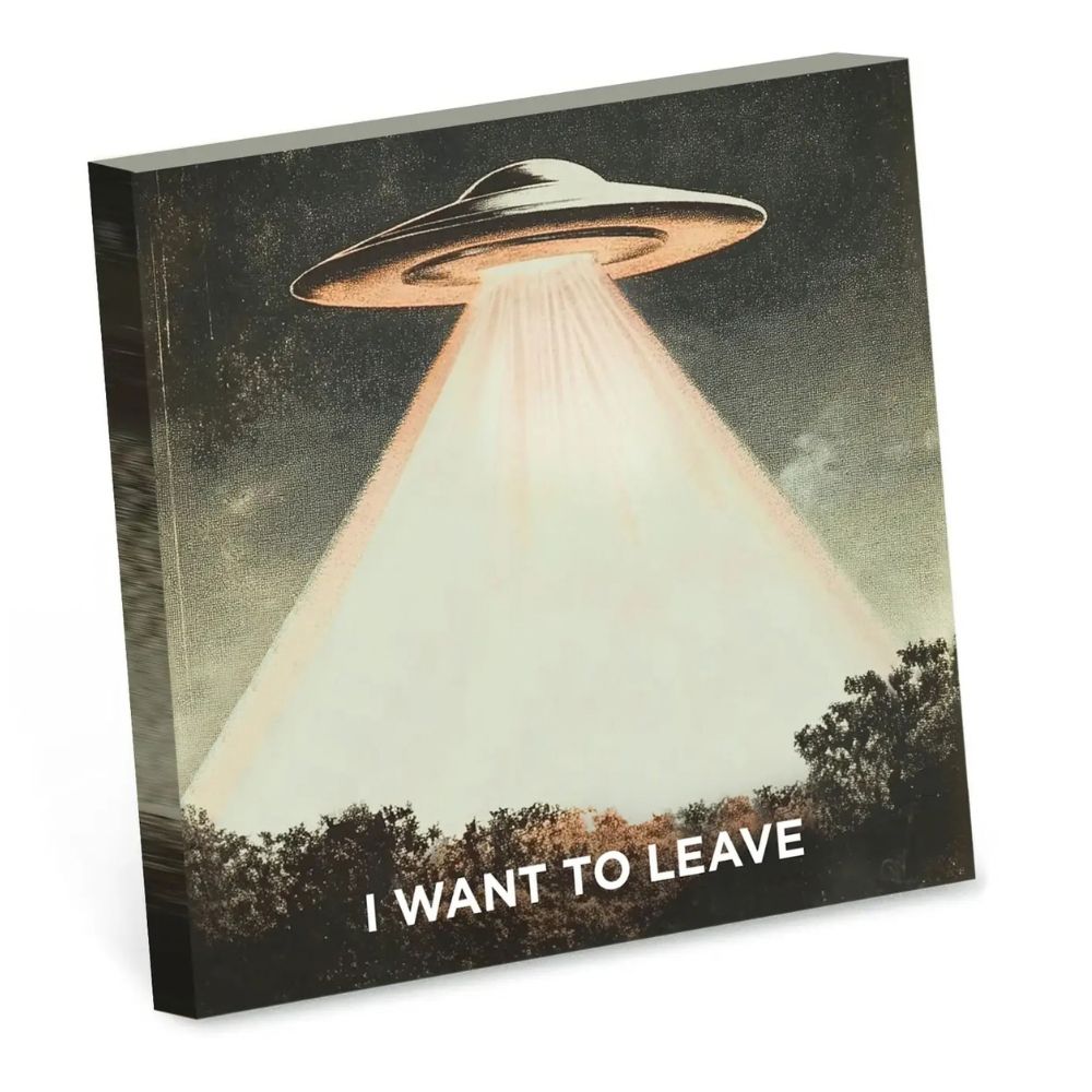 Bad Betty Greeting Co. Office Goods I Want To Leave - Sticky Note Pad