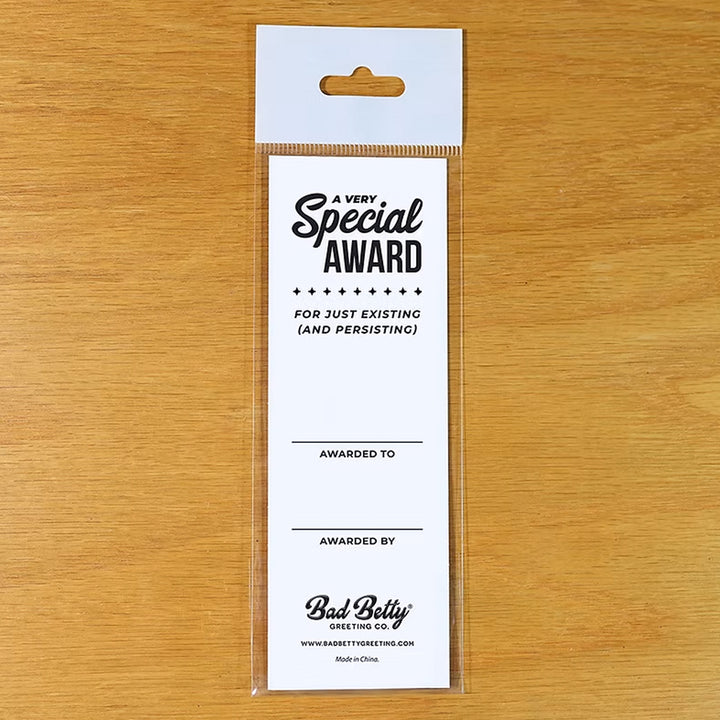 Bad Betty Greeting Co. Office Goods Survived Another Meeting Award Ribbon