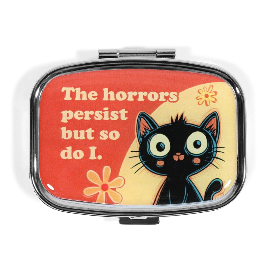 Bad Betty Greeting Co. Personal Care The Horrors Persist But So Do I - Pill Box