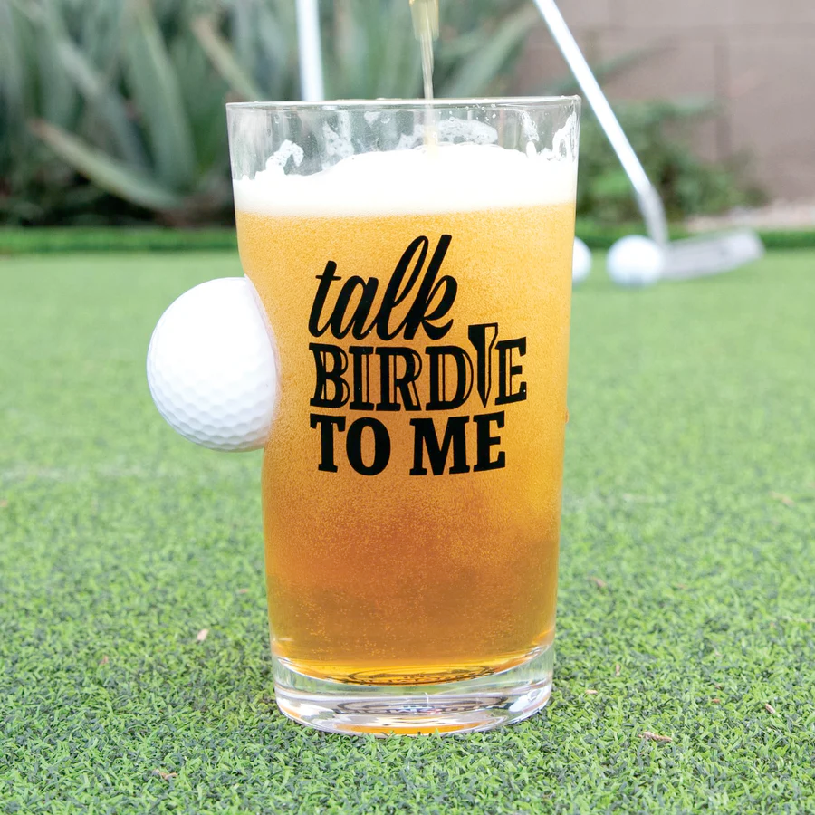 Big Mouth Toys Drinkware & Mugs Talk Birdie To Me Beer Glass