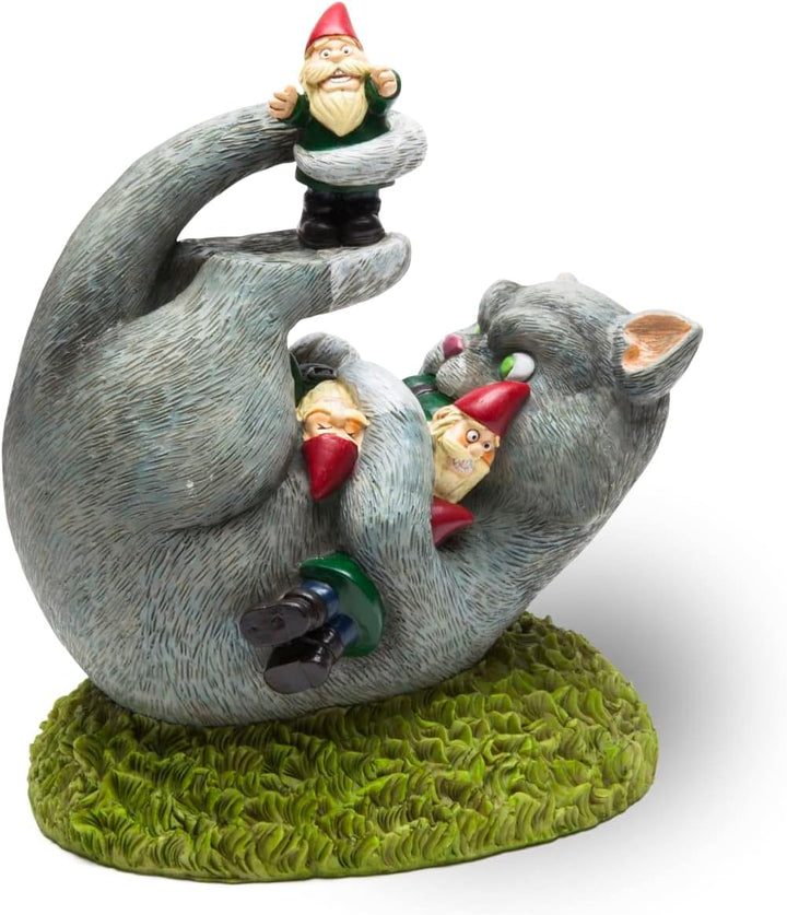 Big Mouth Toys Toy Outdoor Fun Garden Gnome Cat Attack