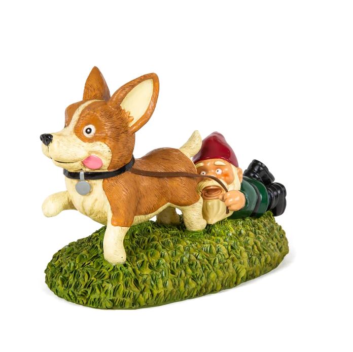 Big Mouth Toys Toy Outdoor Fun Garden Gnome Dog Pulling