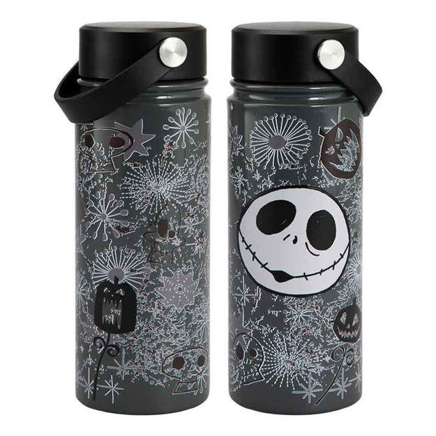 BioWorld Drinkware & Mugs Disney The Nightmare Before Christmas 17 oz. UV Stainless Steel Bottle