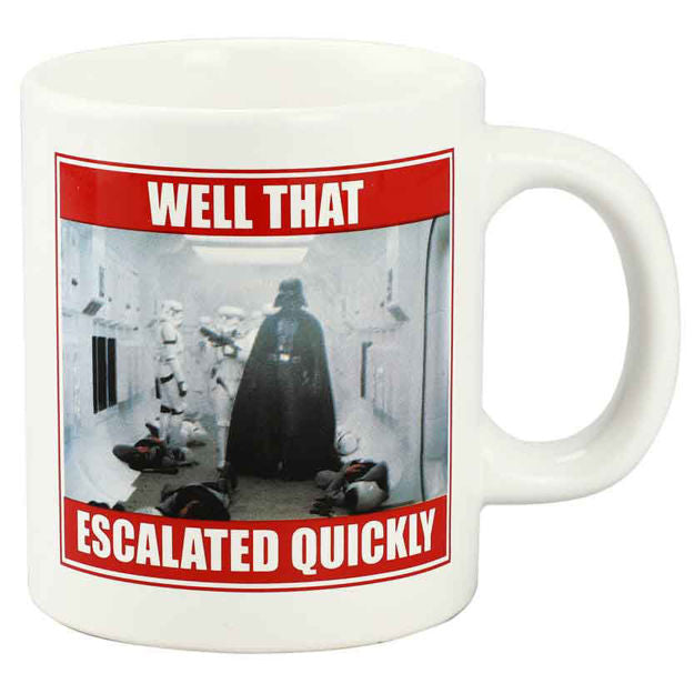 BioWorld Drinkware & Mugs Star Wars - Well that Escalated Quickly Mug