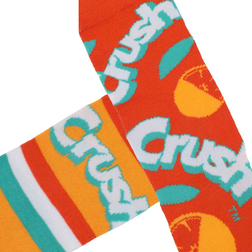 BioWorld Socks & Tees Crush 2 Pair Crew Socks Soda Can Set