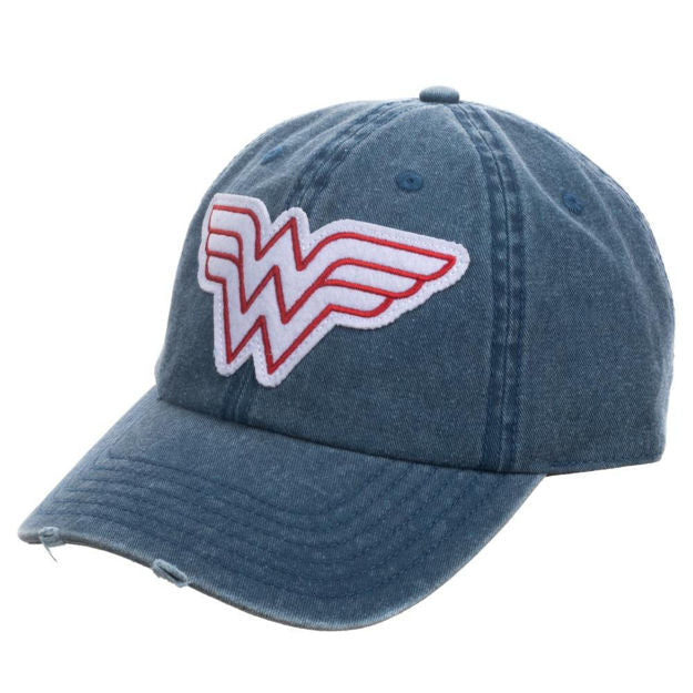 BioWorld Socks & Tees Wonder Woman Distressed Hat