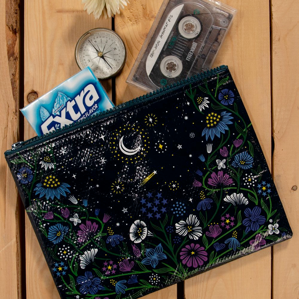 Blue Q Bags & Pouches Starry Garden Zipper Pouch