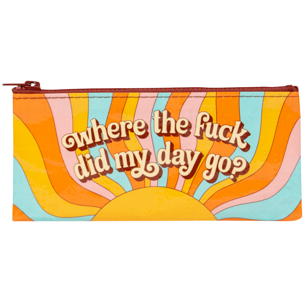 Blue Q Bags & Pouches Where'd My Day Go Pencil Case