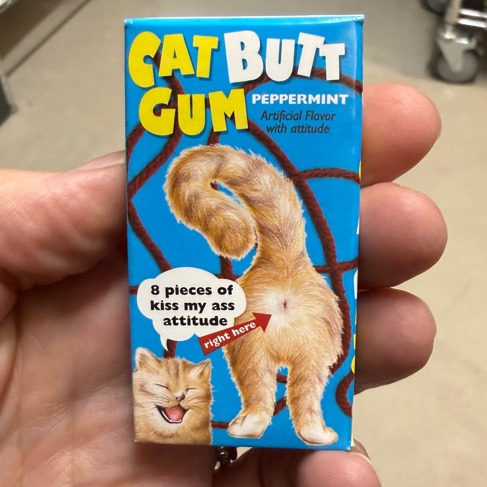 Blue Q Candy Cat Butt Gum