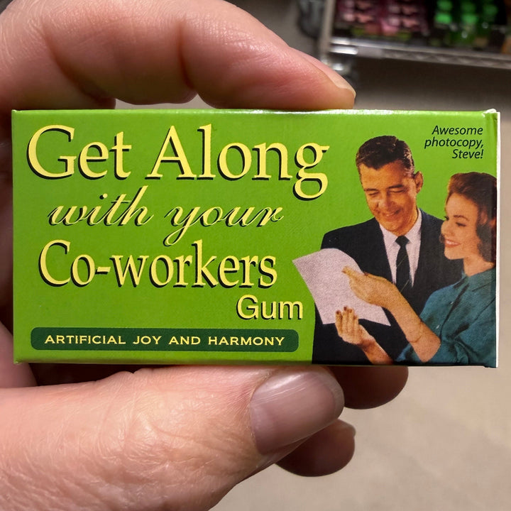 Blue Q Candy Get Along With Your CoWorkers Gum