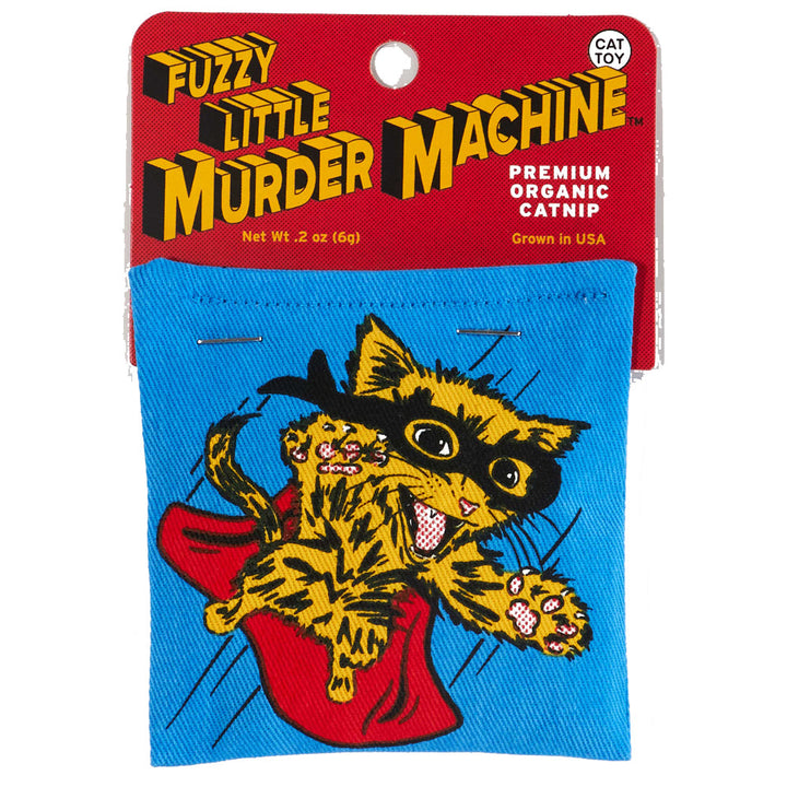 Blue Q Funny Novelties Fuzzy Murder Machine Organic Catnip