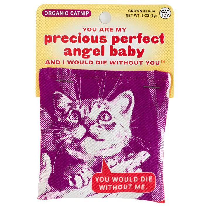 Blue Q Funny Novelties Precious Perfect Angel Baby Organic Catnip