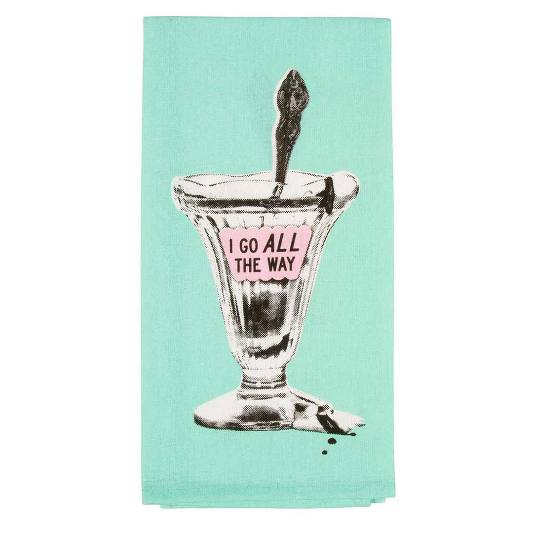 Blue Q Kitchen & Table I Go All The Way Dish Towel