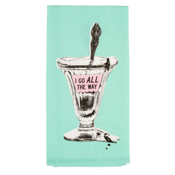 Blue Q Kitchen & Table I Go All The Way Dish Towel
