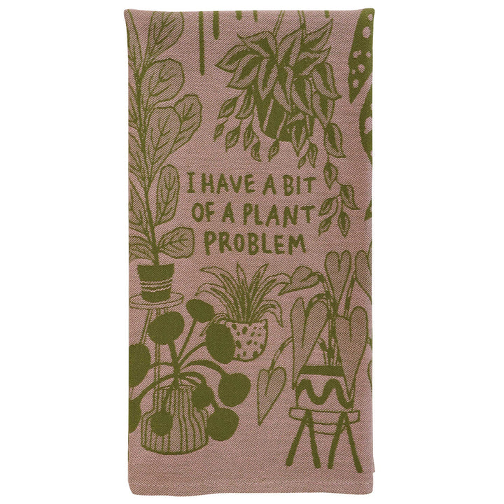 Blue Q Kitchen & Table I Have a Plant Problem Woven Dish Towel