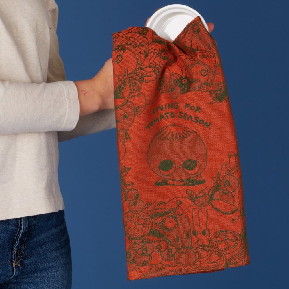 Blue Q Kitchen & Table Tomato Season Dish Towel