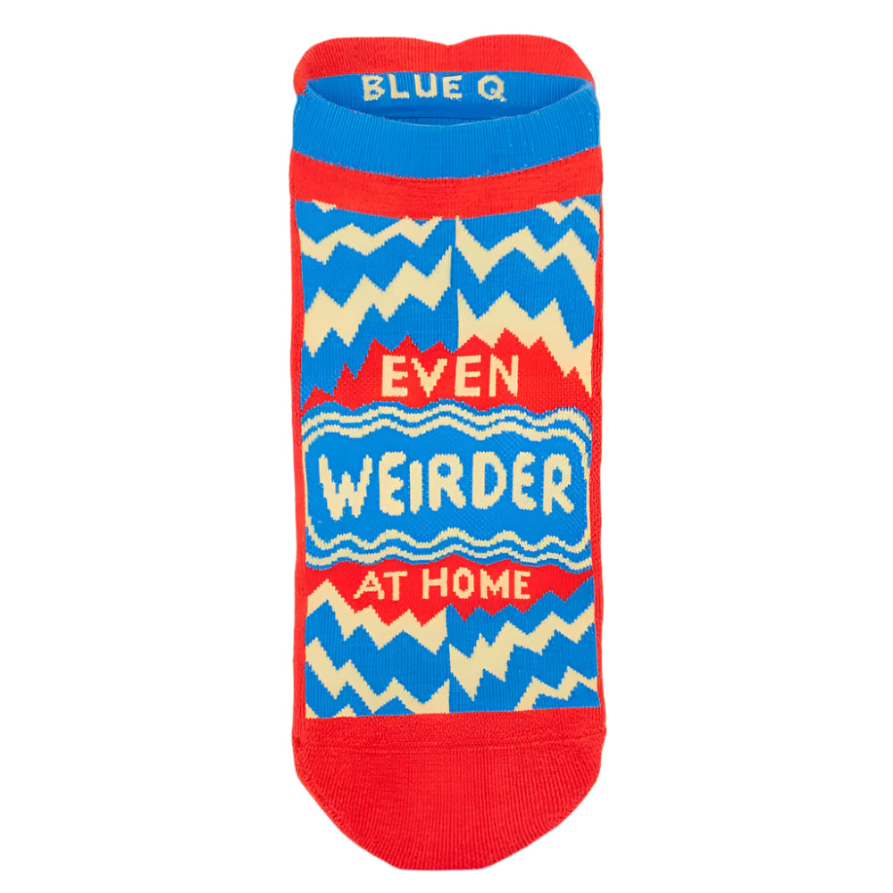 Blue Q Socks & Tees Even Weirder at Home Sneaker Socks