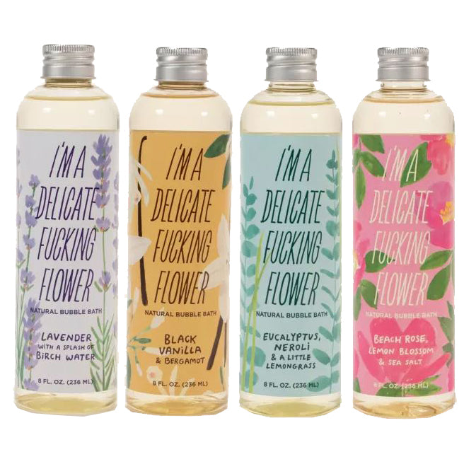 Blue Q Socks & Tees I'm A Delicate F-cking Flower Bubble Bath