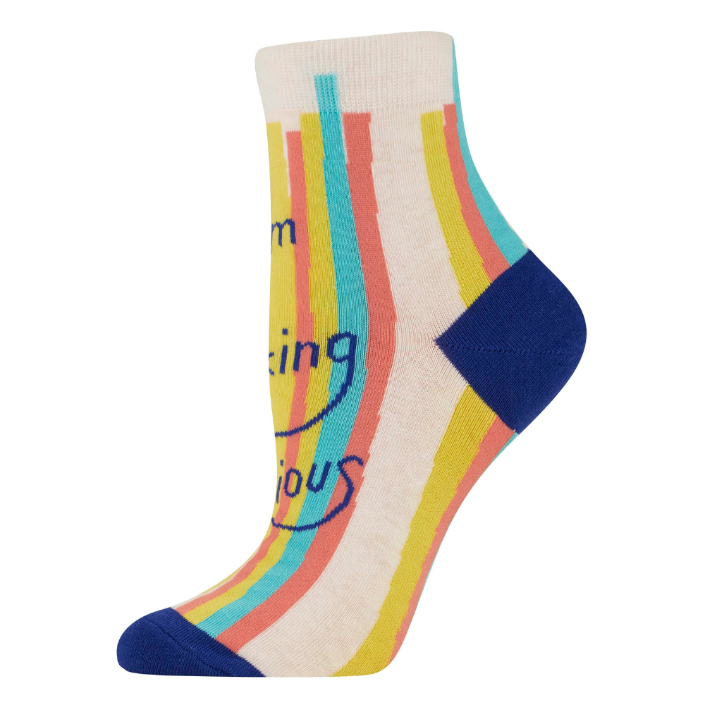 Blue Q Socks & Tees I'm Fucking Hilarious Women's Ankle Socks