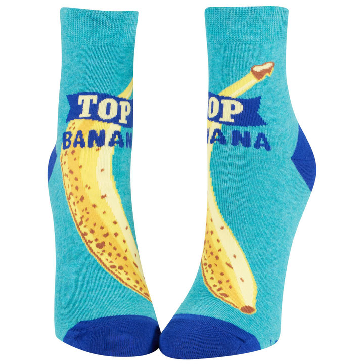 Blue Q Socks & Tees Top Banana Women's Ankle Socks