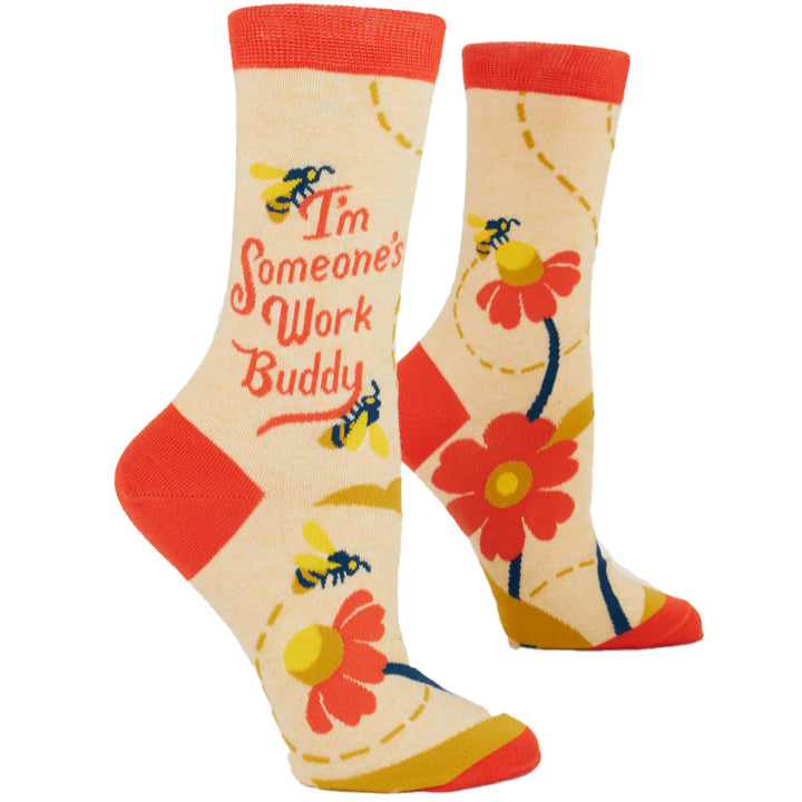 Blue Q Socks & Tees Work Buddy Crew Socks