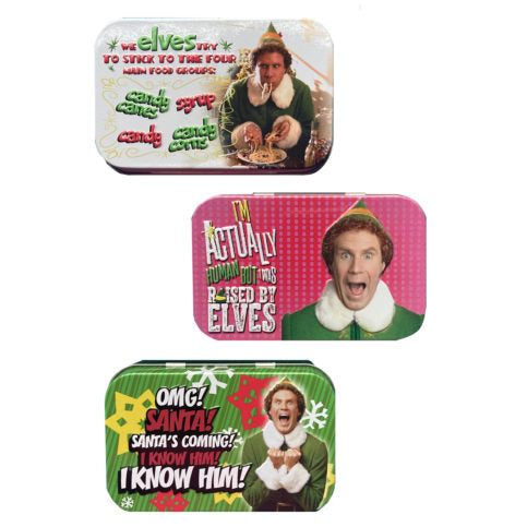 Boston America Candy Buddy the Elf Candy Tin- ONE random style