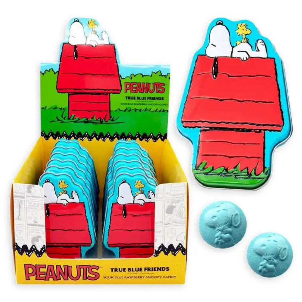 Boston America Candy Snoopy Doghouse Candy Tin - True Blue Friends