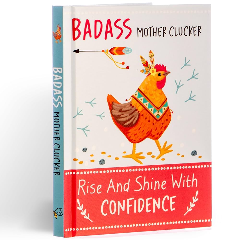Boxer Gifts Books Badass Mother Clucker Gift Book - Shine With Confidence