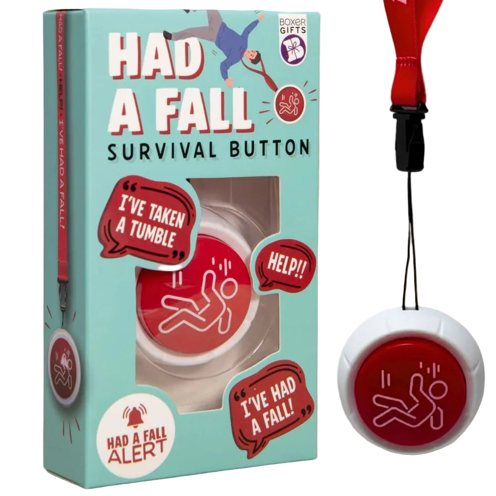 Boxer Gifts Funny Novelties Had a Fall Button Survival Button