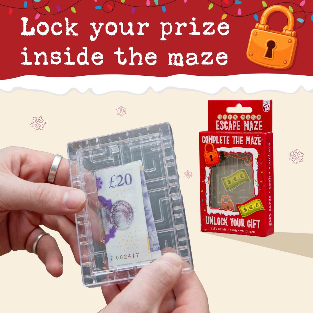 Boxer Gifts Games Christmas Gift Card Maze - A Money Puzzle Box