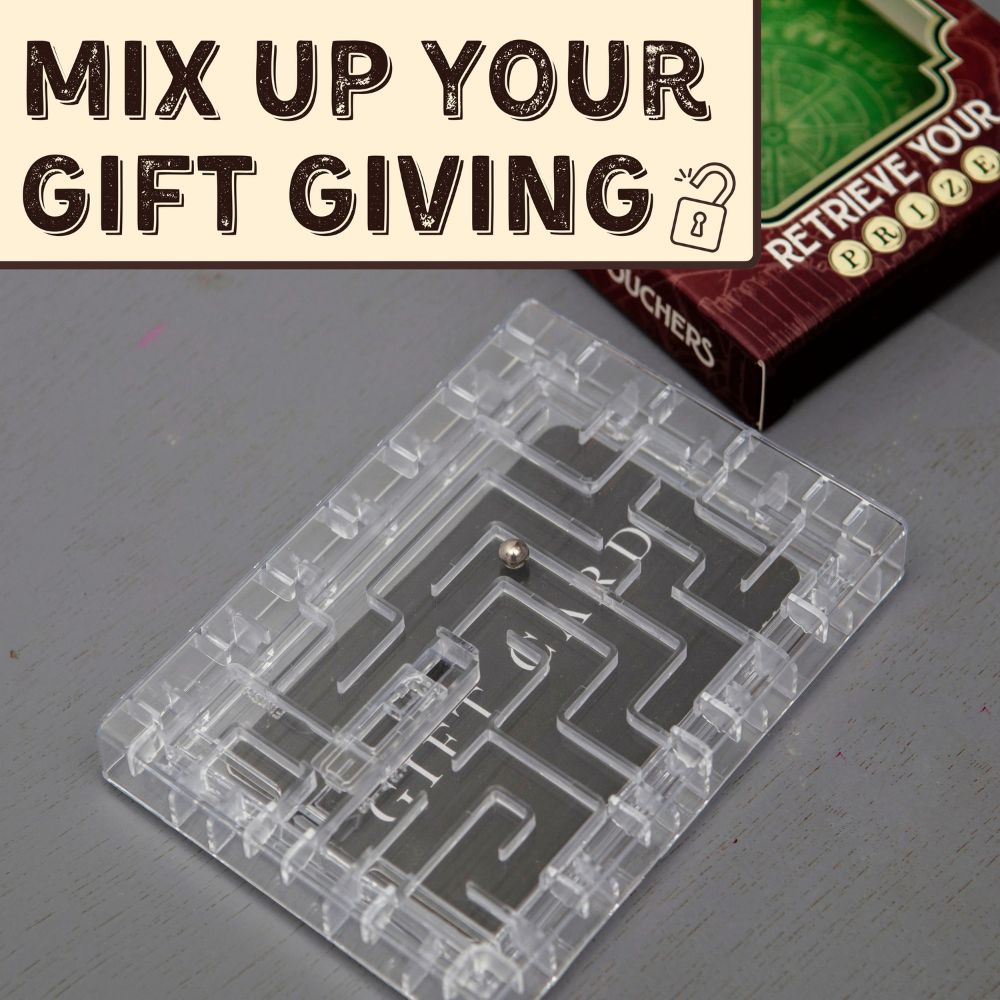 Boxer Gifts Games Escape Maze, Money Puzzle Box for Cash Gift