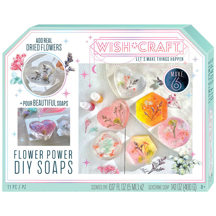 Bright Stripes Arts & Crafts Wish*Craft Flower Power DIY Soaps