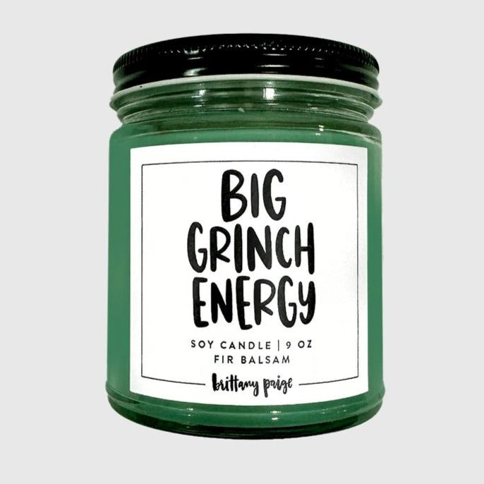Brittany Paige Home Decor Big Grinch Energy Candle