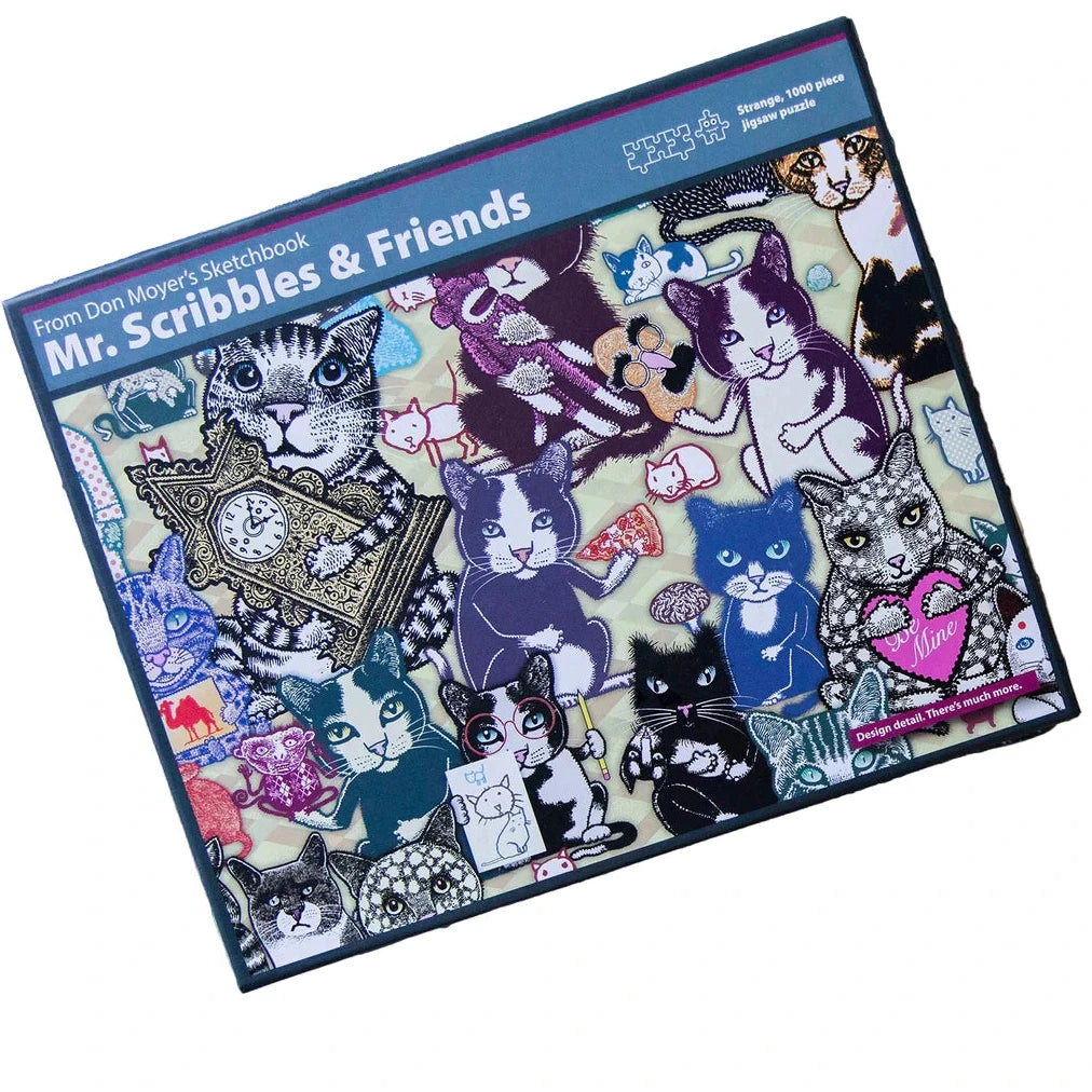 Calamityware Puzzles Mr. Scribbles Jigsaw Puzzle