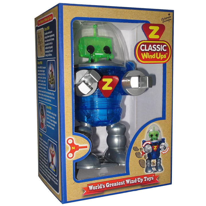 California Creations Toy Novelties Wind Up Rogan Robot - 8.5" tall
