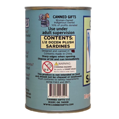 Canned Gifts Funny Novelties Can O' Sardines