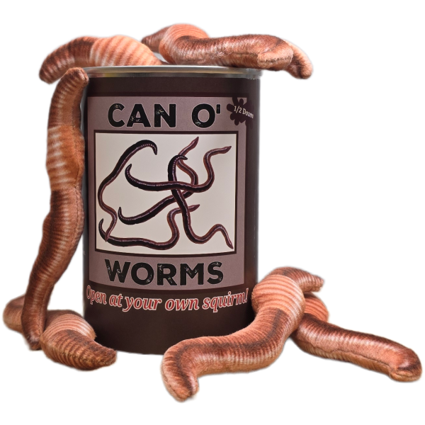 Canned Gifts Funny Novelties Can O' Worms