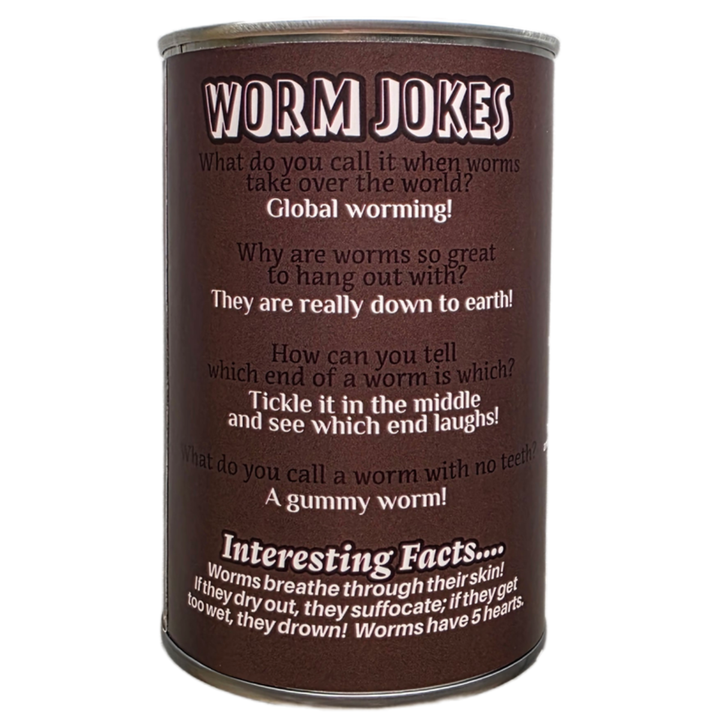 Canned Gifts Funny Novelties Can O' Worms