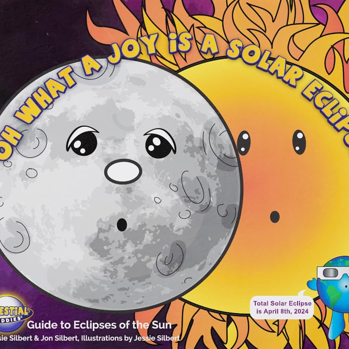 Celestial Buddies Misfits "Oh, What a Joy is a Solar Eclipse!" Book & 2 Glasses-