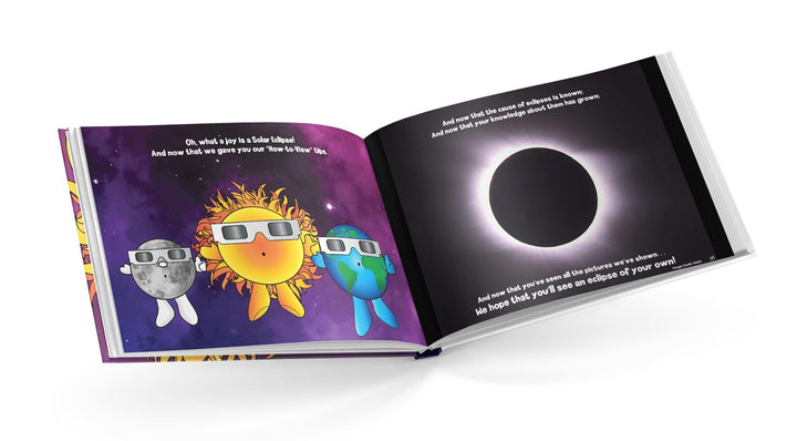 Celestial Buddies Misfits "Oh, What a Joy is a Solar Eclipse!" Book & 2 Glasses-