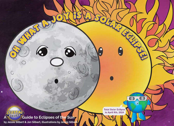 Celestial Buddies Misfits "Oh, What a Joy is a Solar Eclipse!" Book & 2 Glasses-